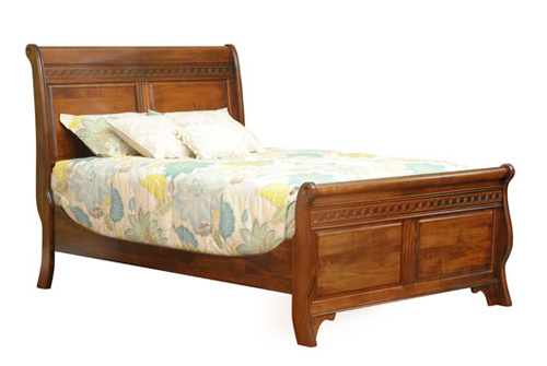 Eminence Sleigh Bed - Geitgey's Amish Country Furnishings