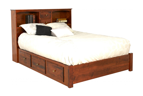 Sonora Bookcase Bed - Geitgey's Amish Country Furnishings