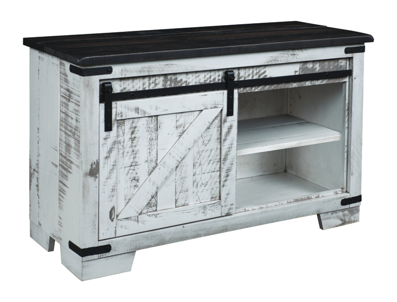Old Tymes Barn Door TV Stand Geitgey's Amish Country Furnishings