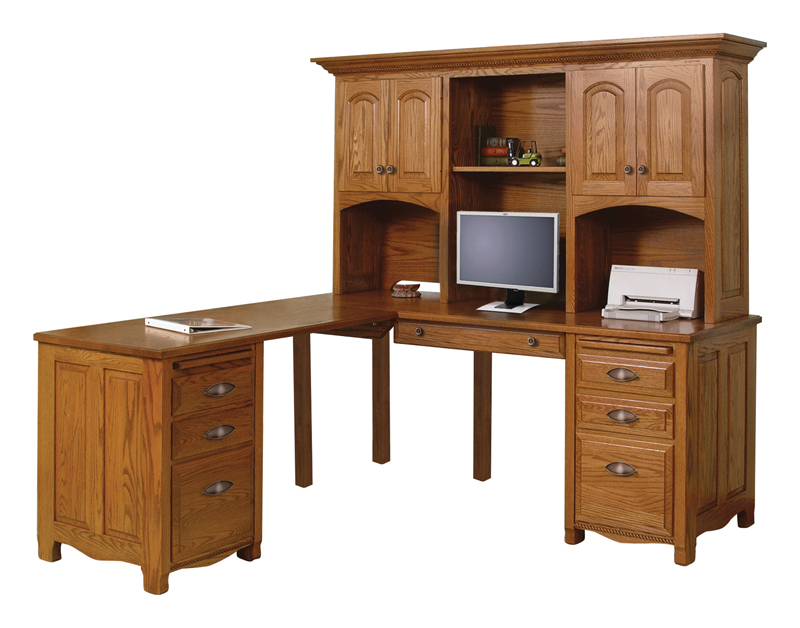Laurel Corner Computer Desk & Hutch Geitgey's Amish Country Furnishings