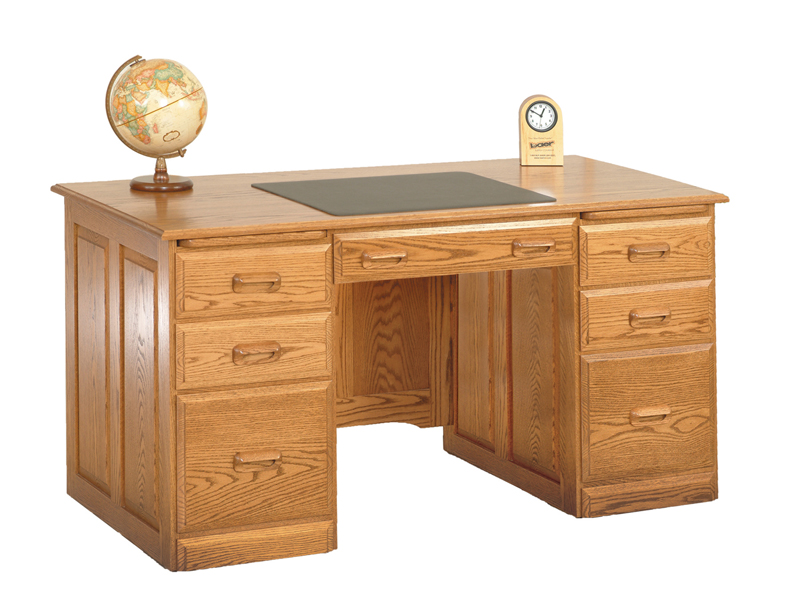 Office Traditional Double Pedestal Desk