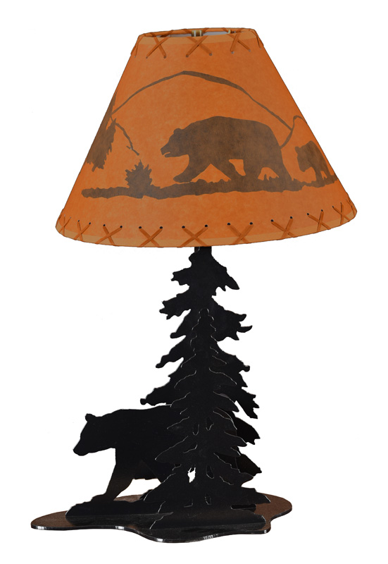 Bear Table Lamp Geitgey S Amish, Bear And Moose Table Lamps