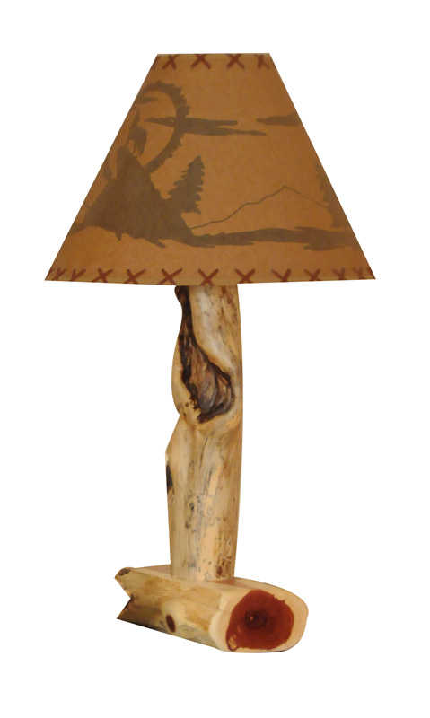 Red Cedar Table Lamp | Geitgey's Amish Country Furnishings