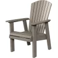 Buckeye Adirondack Chat Chair - Weathered Wood