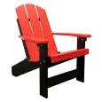 Memories Summertown Adirondack Chair - Red/Black