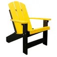 Memories Summertown Adirondack Chair - Yellow/Black