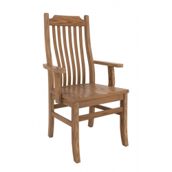 6-Slat Mission Arm Chair