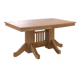 Shaker Double Pedestal Dining Table