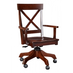 Single X Desk Chair