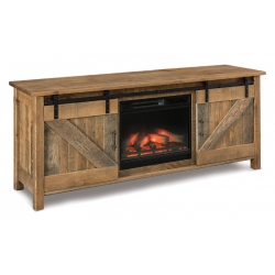 Houston 72" TV Stand with Fireplace