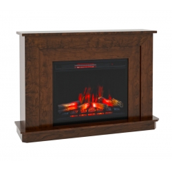 Avon Small Electric Fireplace Mantel - 33" Fireplace