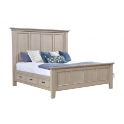 Legacy Village Bed with Storage Rails