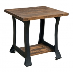Cast Iron End Table