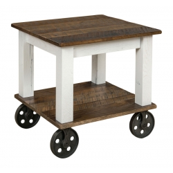 Mill Cart End Table
