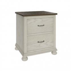 Hickory Grove Two Drawer Nightstand