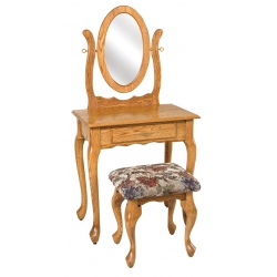 Queen Anne 1-Drawer Dressing Table