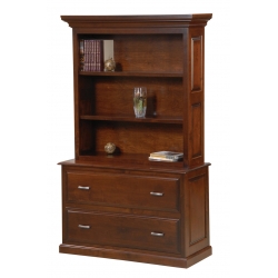 Newport 48" Lateral File Cabinet and Bookcase