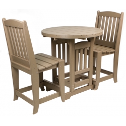 33" Round Counter Table Set