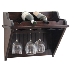 4 Bottle Wine Shelf