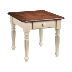 Colonial Fluted End Table