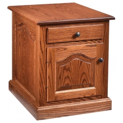 Raised Panel Enclosed End Table