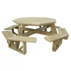 Octagonal Picnic Table
