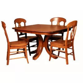 Williamson Single Pedestal Dining Table Set