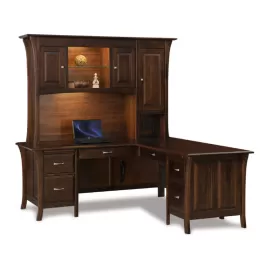 Ensenada 78" Corner Desk & Hutch