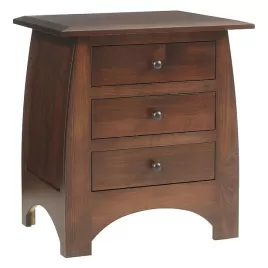Bordeaux 3 Drawer Nightstand
