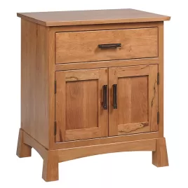 Catalina 26" One Drawer - Two Doors Nightstand