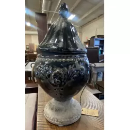 Small Black Urn