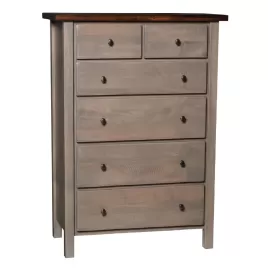 Sawyer Wood Six Drawer Chest