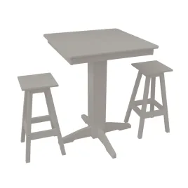 A&L 33" Square Bar Table Set