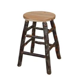 A&L Rustic Hickory Counter Stool