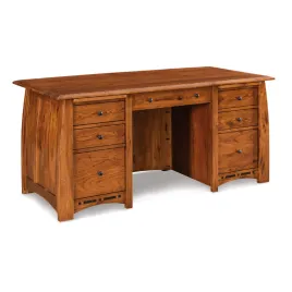 Boulder Creek Curved Top Desk