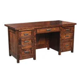 Santa Fe Double Pedestal Desk