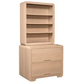 Europa Lateral File with Bookcase