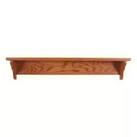 Oak Shelf - Straight Back