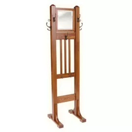 Mission Wide Hall Tree w/ Mirror