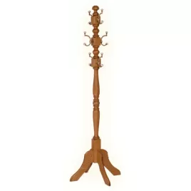Hall Tree w/ Turned Post and Multiple Hooks.jpg