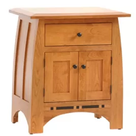 Vineyard 28" Nightstand (1 Drawer - 2 Door)