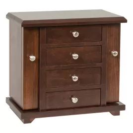 13" Dresser Top Jewelry Cabinet