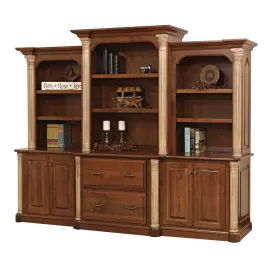 Jefferson 98" Base & Three Piece Hutch