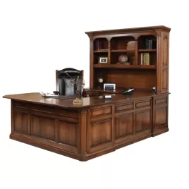 Jefferson U-Shaped Desk & Hutch