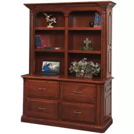 Lexington Double Lateral File & Bookshelf