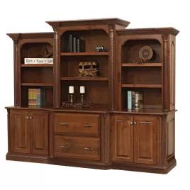 Lexington 98" Base & Three Piece Hutch