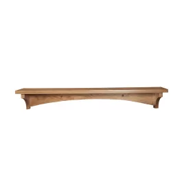 Oak Modern Shelf - 7" Deep Top