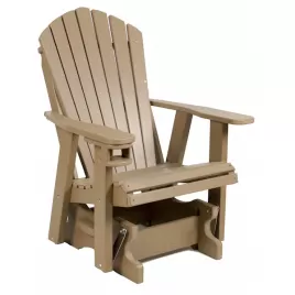 2' Adirondack Glider w/ Cup Holder