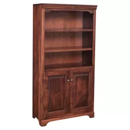 Kingston 60" Bookshelf w/ Bottom Doors