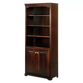 Kingston 72" Bookshelf w/ Bottom Doors